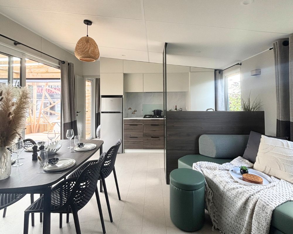 Mobil-home neuf Rideau Otello 106.3S de 2026 à vendre sur Quend, séjour, séjour