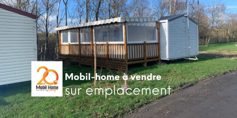 Mobil-home d'occasion à vendre sur emplacement camping