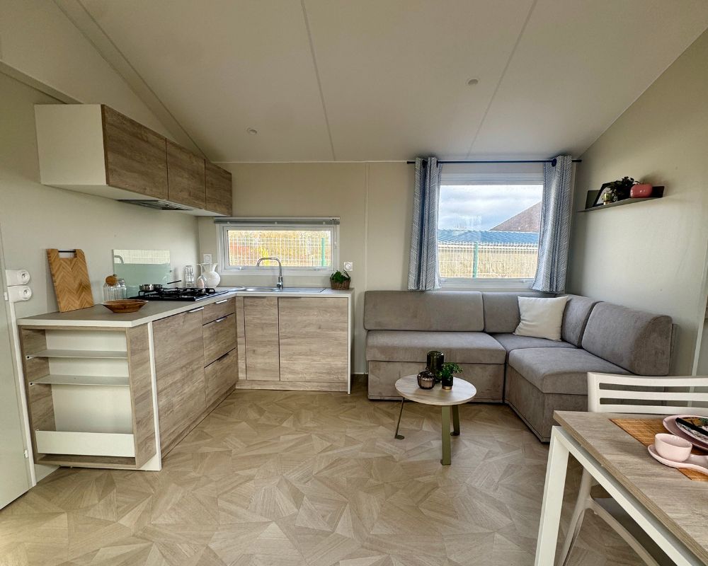 Mobil-home neuf Rideau Toscane1063 2025, salon