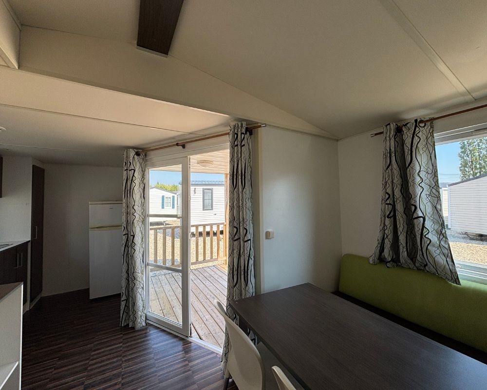 Mobil-home occasion Rapidhome Lodge 80 à vendre à Quend, le séjour