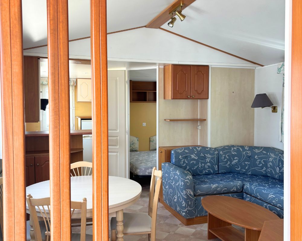 Mobil-home O'tiny 980 en 2 chambres à vendre à Quend, séjour