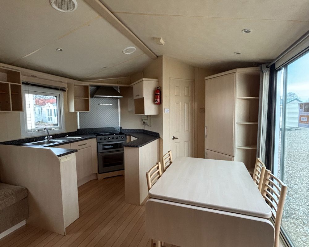Mobil-home occasion Willerby Villa 2 à vendre sur la côte d'opale, cuisine