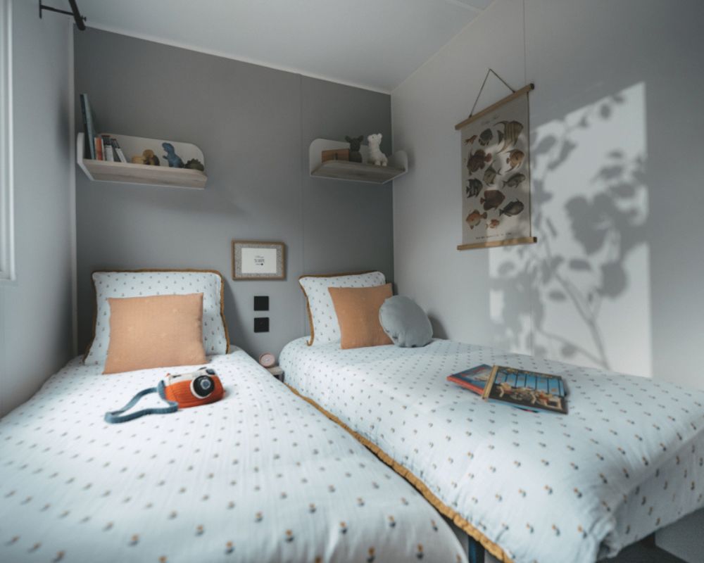Mobil-home neuf IRM Agora 2026 à vendre sur la baie de somme, lits simples