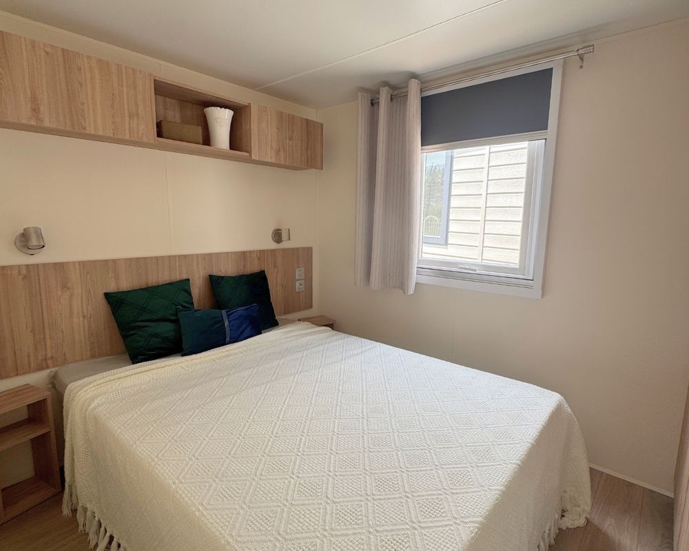 Mobil-home neuf IRM Azalée du côté de Fort Mahon, chambre parentale