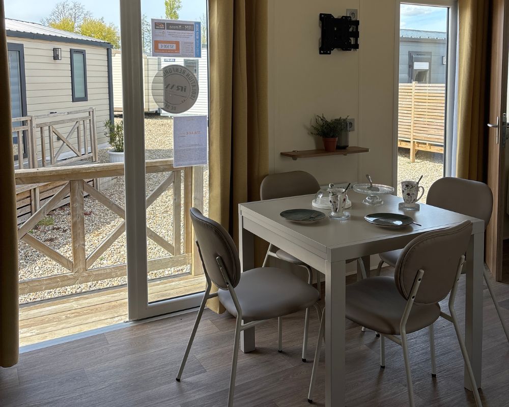 Mobil-home neuf IRM Mimosa du côté de Berck sur mer, vue