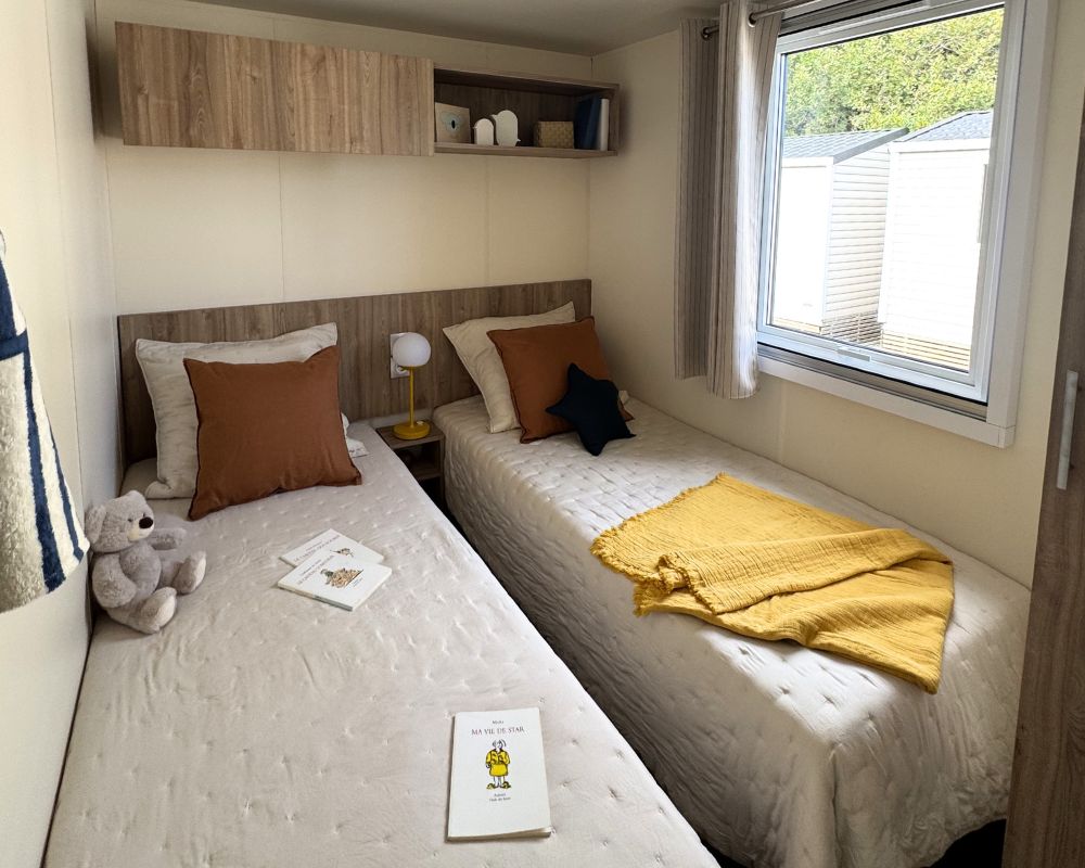 Mobil-home neuf IRM Tournesol du côté de Berck sur mer, chambre invitee