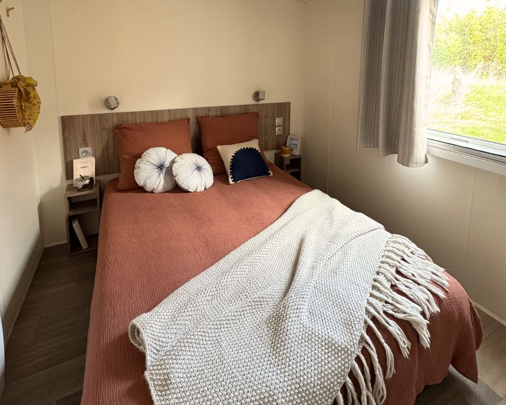 Mobil-home neuf IRM Tournesol du côté de Berck sur mer, chambre parentale