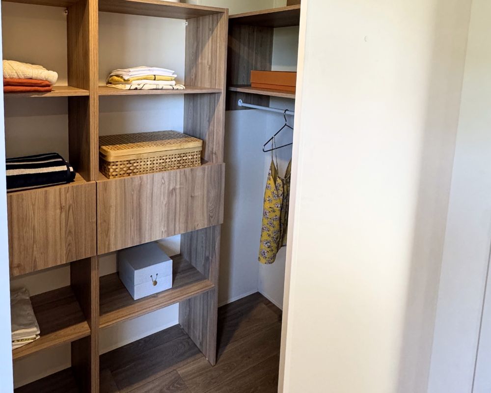 Mobil-home neuf IRM Tournesol du côté de Berck sur mer, dressing