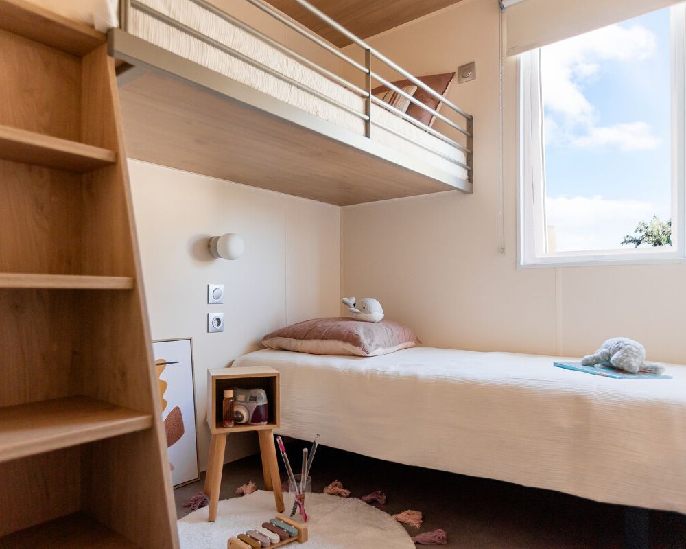 Mobil-home neuf O'Hara 1064 à vendre côte d'opale lit mezzanine