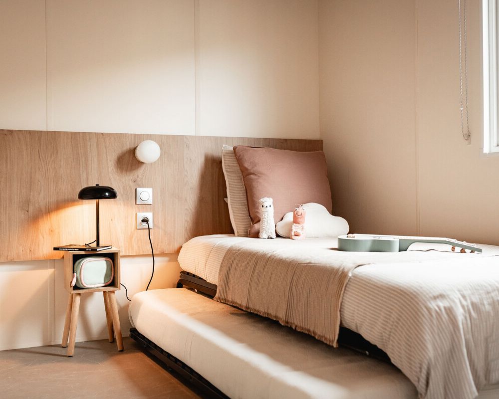 Mobil-home neuf O'Hara 1175 côte d'opale, chambre lits gigogne