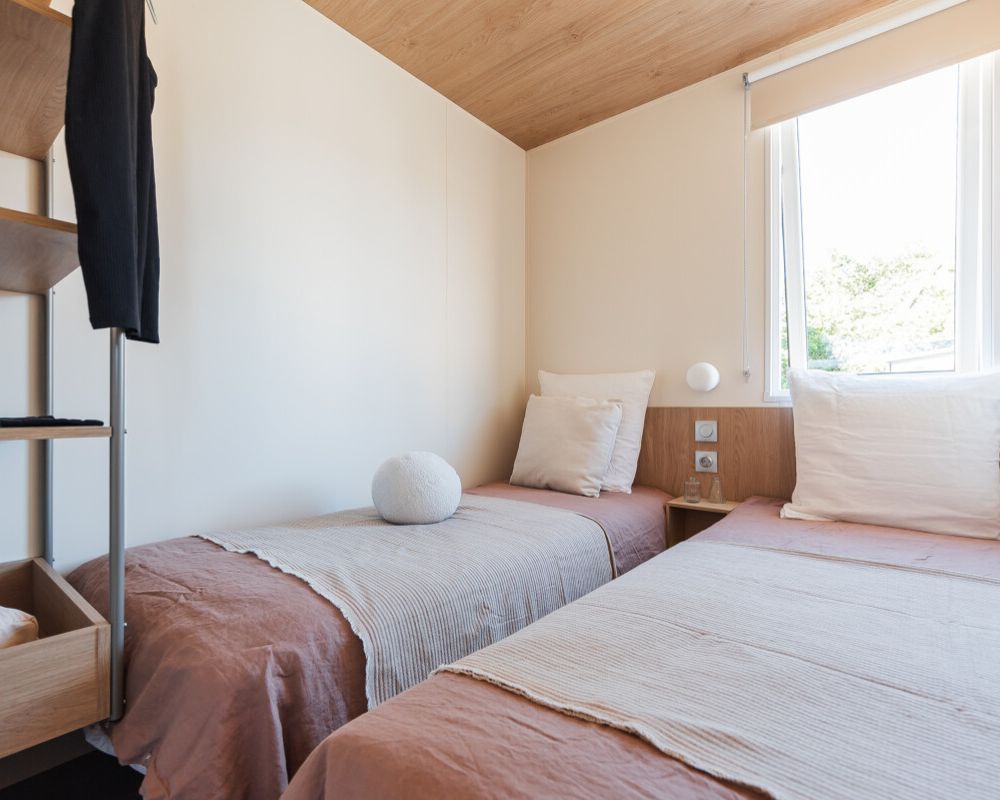 Mobil-home neuf O'Hara 844 du côté de la baie de somme, chambre invitee