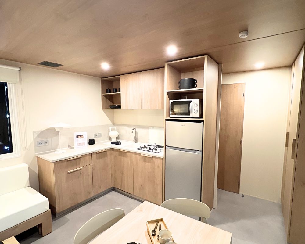 Mobil-home neuf O'Hara 944 du côté de la baie de somme, cuisine