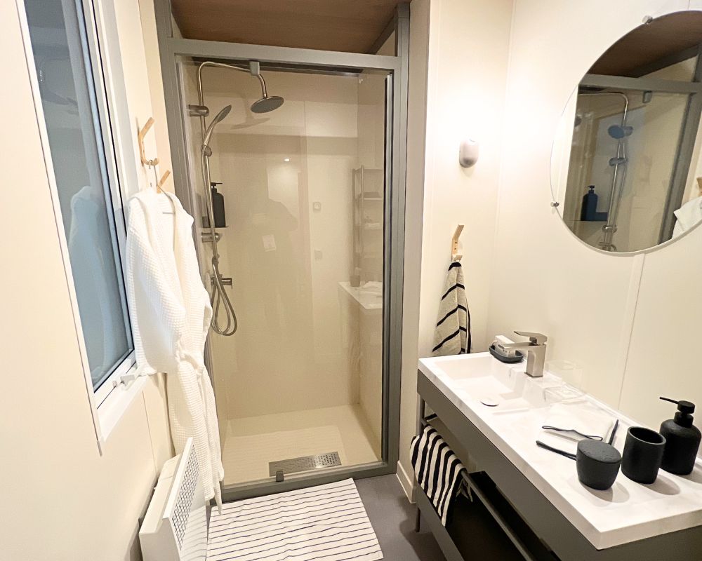 Mobil-home neuf O'Hara 944 du côté de la baie de somme, salle d'eau