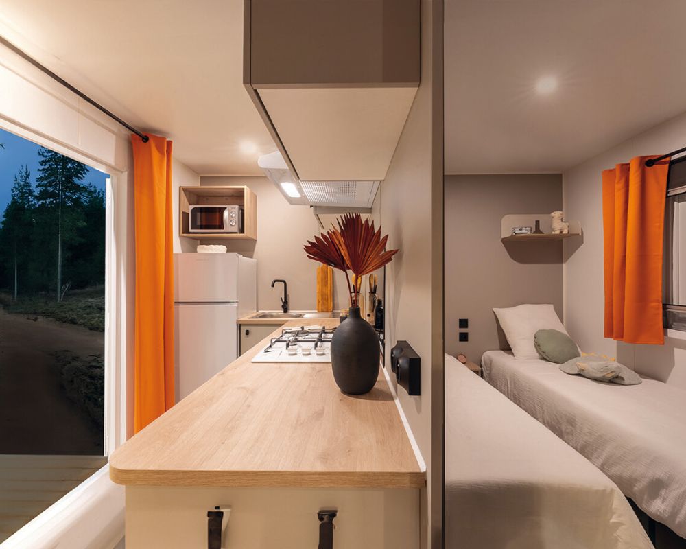 mobil-home neuf IRM Riviera Suite à vendre berck sur mer, cuisine