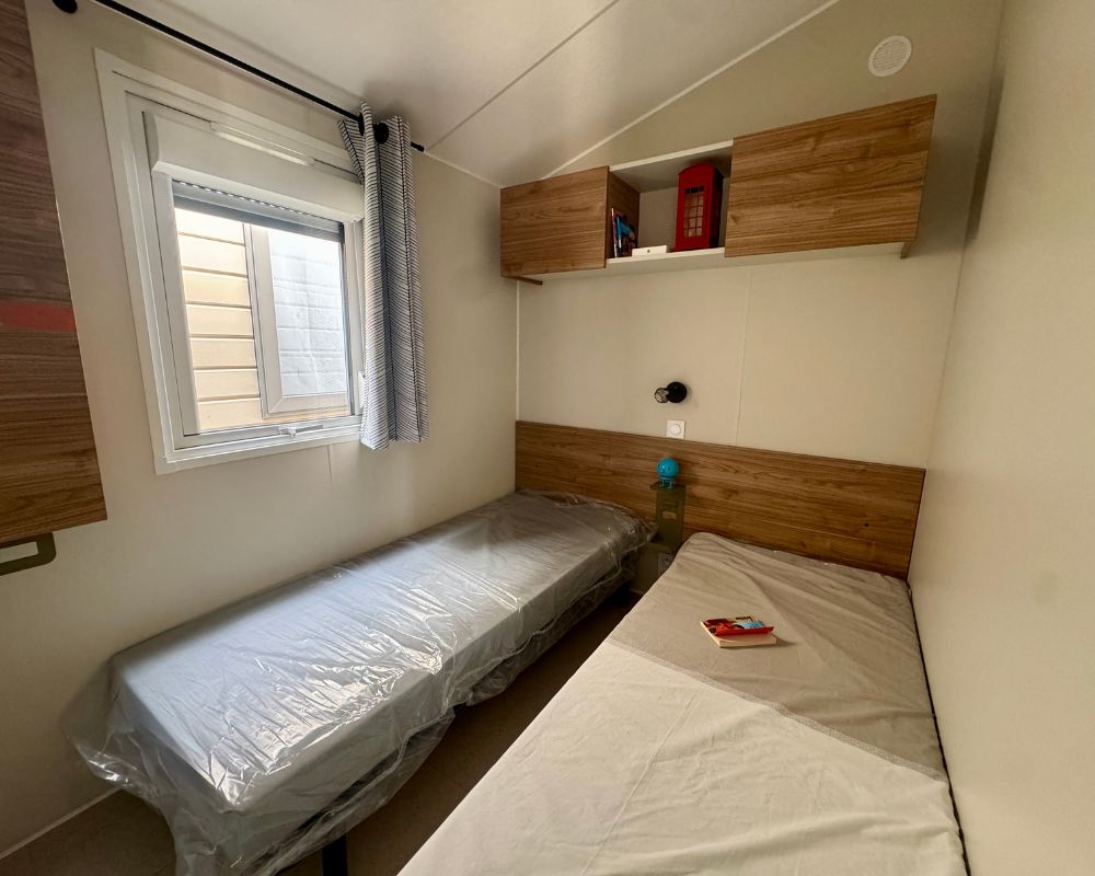 Mobil-home neuf Rideau Toscane 87.3 de 2026 à vendre sur la Baie de Somme, chambre 1