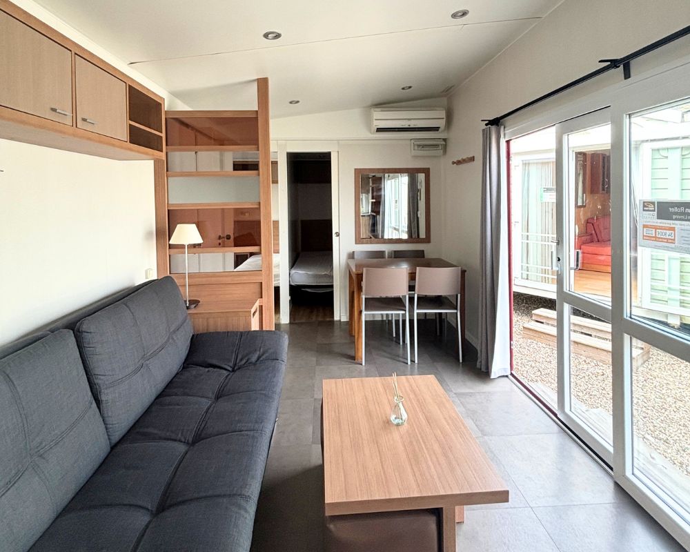Mobil-home occasion Sun Roller côte d'opale, salon