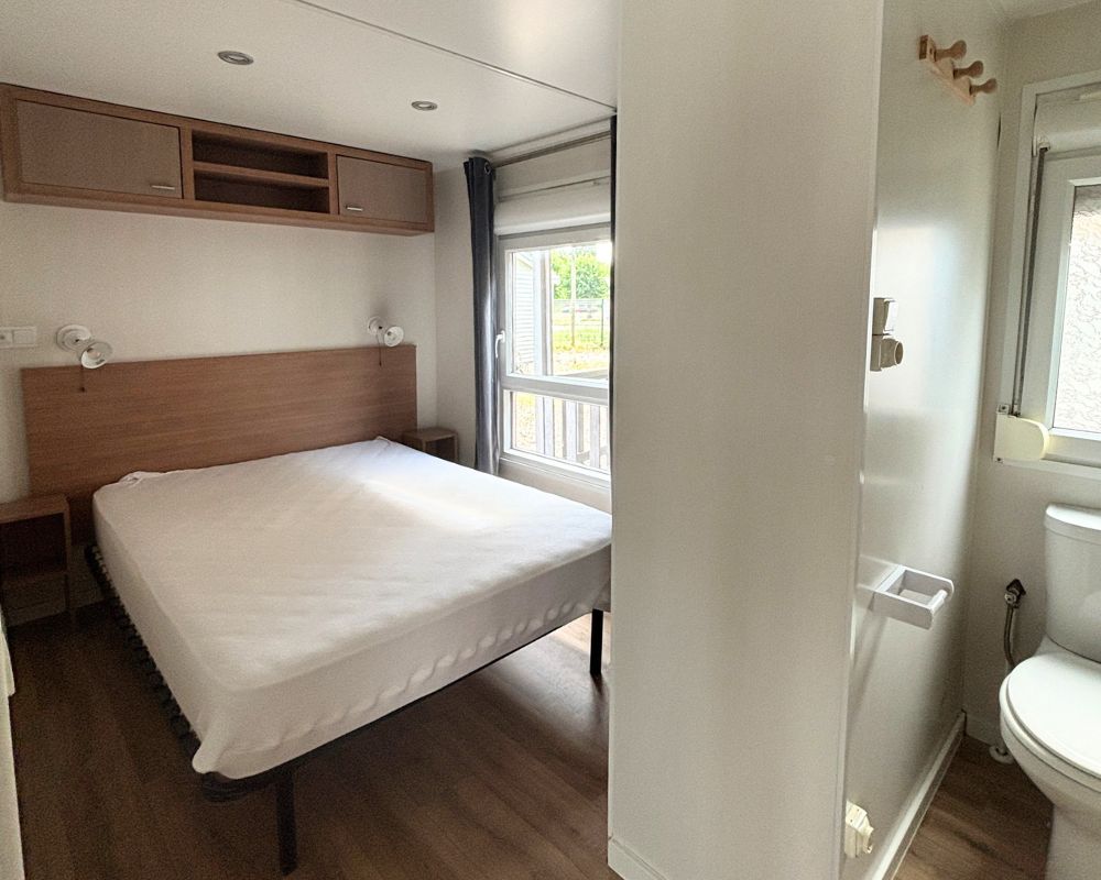 Mobil-home occasion Sun Roller côte d'opale, chambre parentale