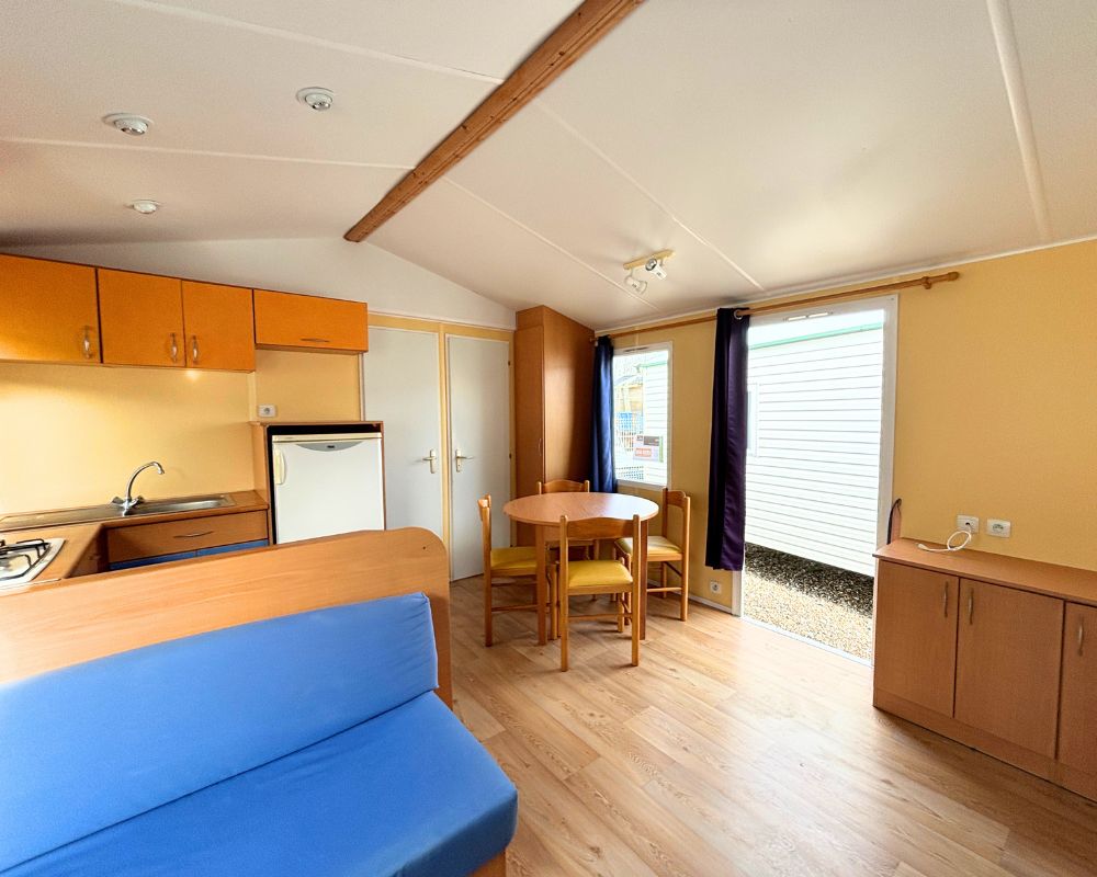Mobil-home occasion super octalia bleu, quend, salon