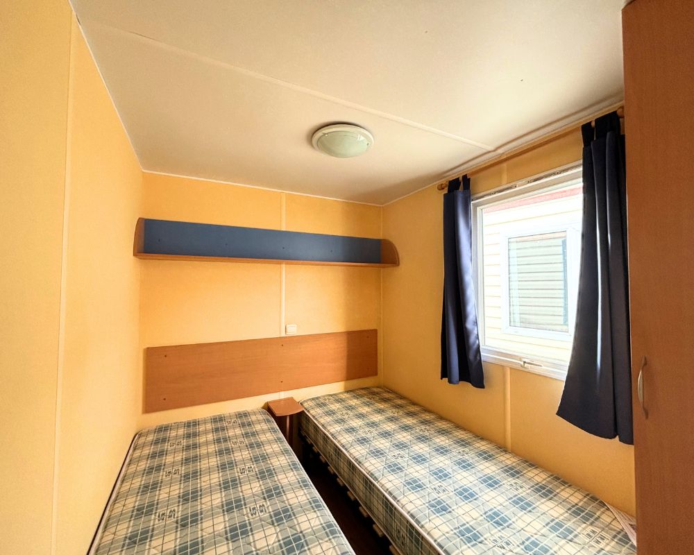 Mobil-home occasion super octalia bleu, quend, chambre