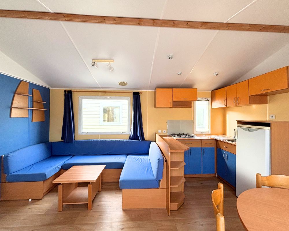 Mobil-home occasion irm super octalia bleu, quend, salon