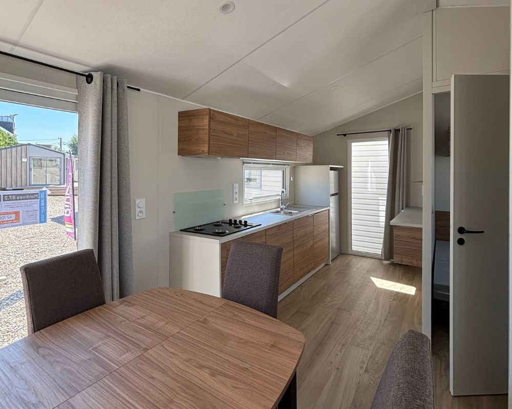 Mobil-home neuf Rideau Maldives 2027 à vendre en Baie de Somme, cuisine