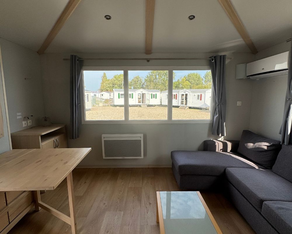 Mobil-home occasion Louisiane Charleston Panoramique à vendre sur Berck sur Mer, séjour