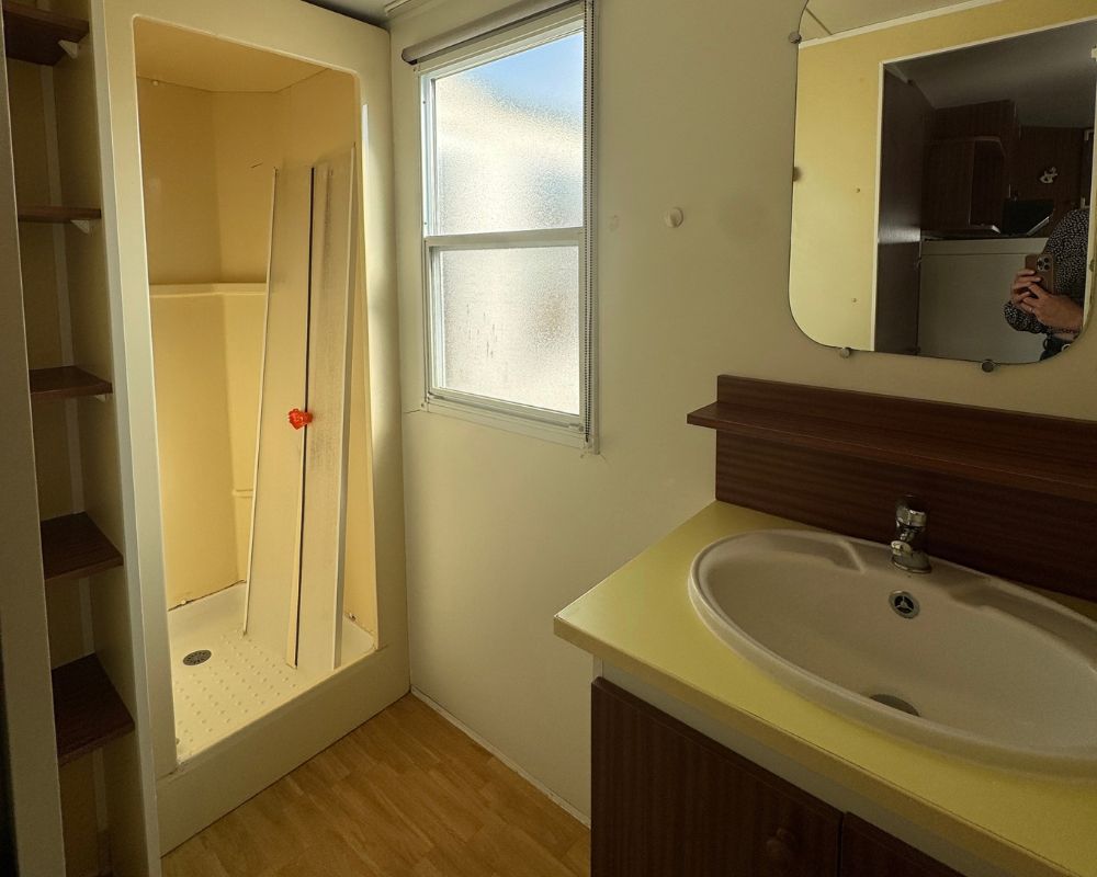 Mobil-home occasion O'hara à vendre en Baie de Somme, salle d'eau