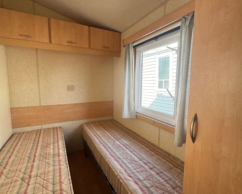 Mobil-home occasion anglais willerby panoramique à vendre à Quend Plage, chambre 1