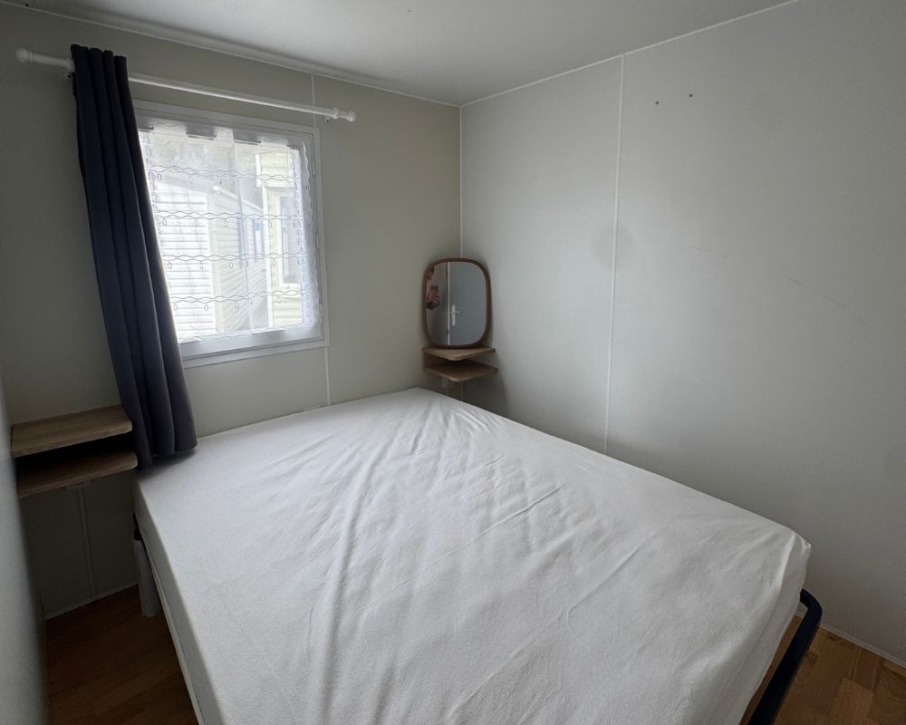 Mobil-home occasion Trigano Sympa à vendre sur la Baie de Somme, chambre