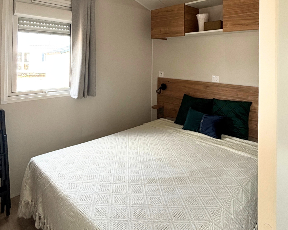 mobil-home neuf Rideau Amazone à vendre sur la côte d'Opale, chambre