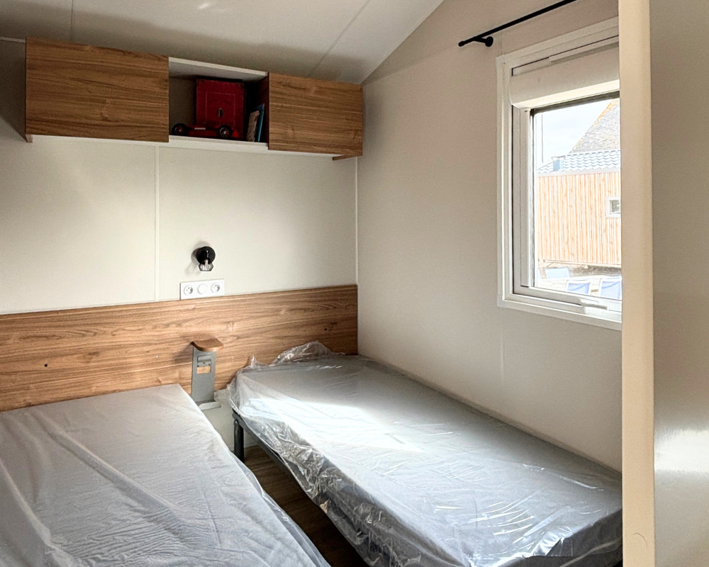 mobil-home neuf Rideau Amazone à vendre sur la côte d'Opale, chambre