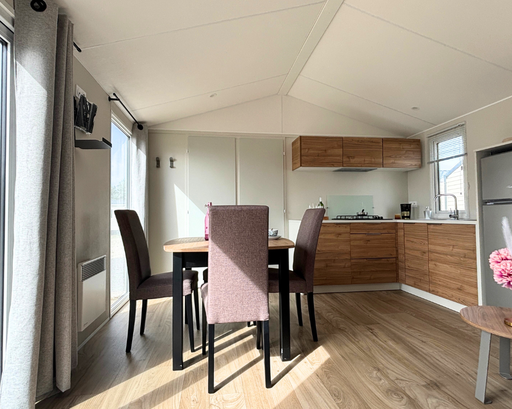 mobil-home neuf Rideau Amazone à vendre sur la côte d'Opale, séjour