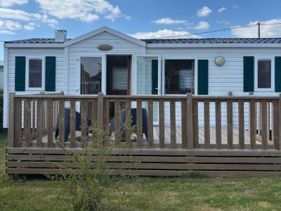 Mobil-home occasion avec emplacement camping à vendre sur la côte d'opale