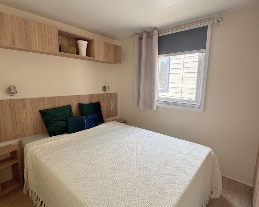 Mobil-home neuf IRM Azalée du côté de Fort Mahon, chambre parentale
