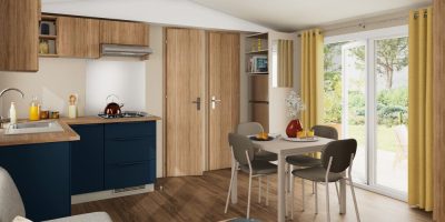 Mobil-home neuf IRM Magnolia 2026 à vendre du côté de Quend, le salon