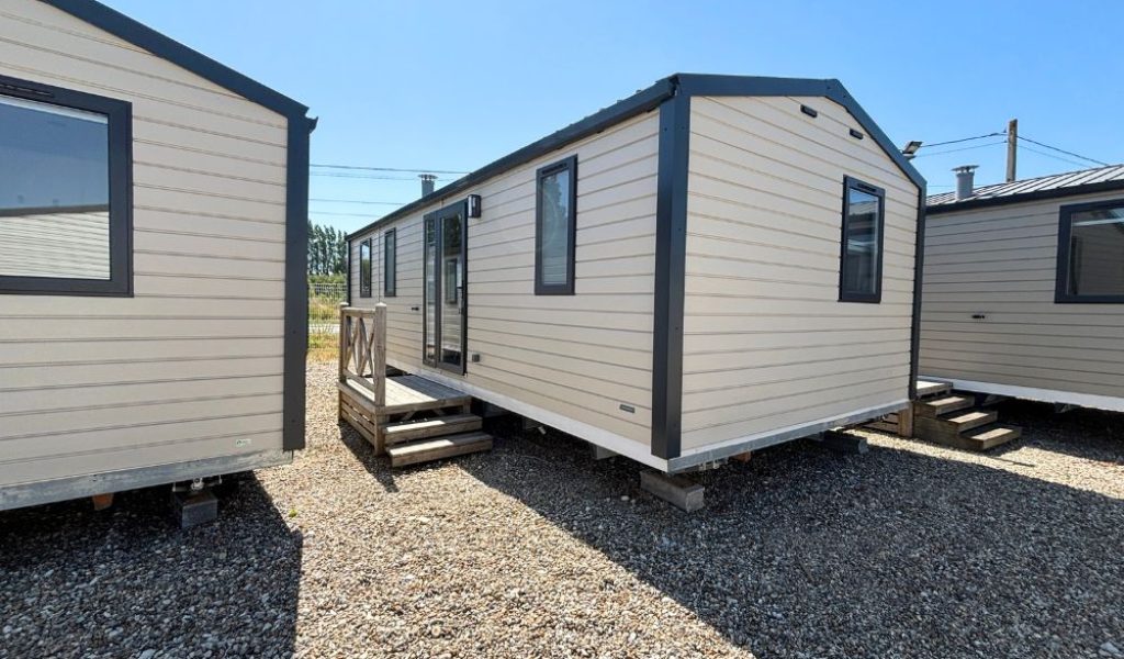 Mobil-home neuf IRM Magnolia 2026 à vendre sur la côte d'opale, salle de bains