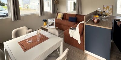 Mobil-home neuf IRM Tournesol du côté de Berck sur mer, salon