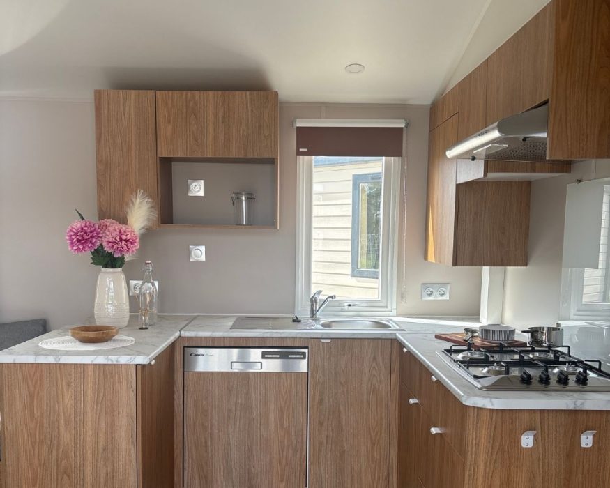 Mobil-home neuf IRM jasmin de chez IRM à vendre du côté de Berck sur mer, cuisine