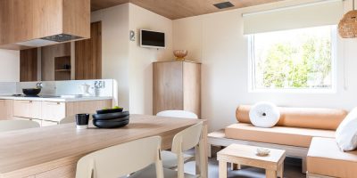 Mobil-home neuf O'Hara 1064 à vendre côte d'opale séjour