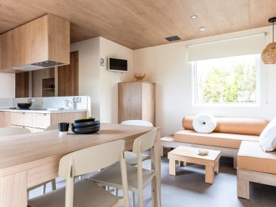 Mobil-home neuf O'Hara 1064 à vendre côte d'opale séjour