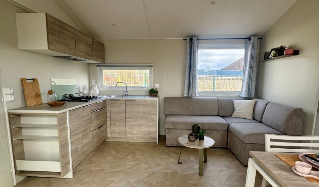Mobil-home neuf Rideau Toscane1063 2025, salon