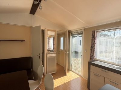 Mobil-home occasion gaïa evolution 2 chambres à vendre à Quend, séjour