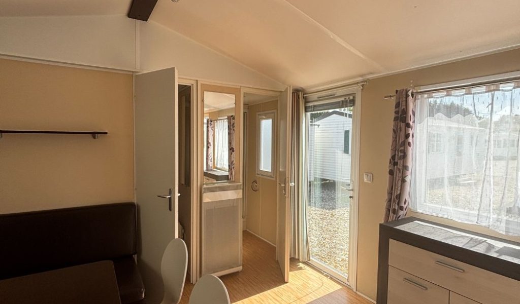 Mobil-home occasion gaïa evolution 2 chambres à vendre à Quend, séjour