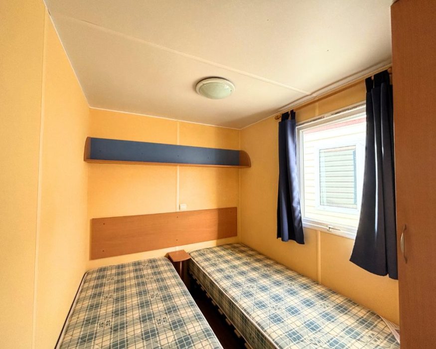 Mobil-home occasion super octalia bleu, quend, chambre