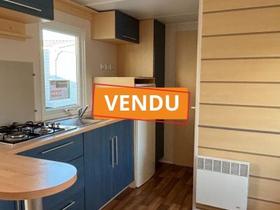 Mobil-home occasion Super Mercure en 2 chambres à vendre à sur camping, la cuisine