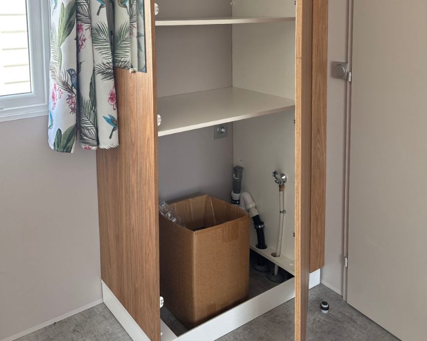 mobil-home neuf IRM capucine à vendre en Baie de Somme, rangement